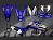 Complete 3M™ Honda CRF300L Decal - 09 HINSON (Blue) (Euro and USA Headlight Cowl available)