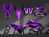 Complete 3M™ Honda CRF300L Decal - 999 Pro Circuit (Purple) (Euro and USA Headlight Cowl available)