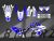 Complete 3M™ Honda CRF300L Decal - SKULL (White/Blue) (Euro and USA Headlight Cowl available)