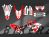 Complete 3M™ Honda CRF300L Decal - SKULL (White/Red) (Euro and USA Headlight Cowl available)