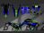 Complete 3M™ Honda CRF300L Decal - 222 JUST1 (Blue/Green) (Euro and USA Headlight Cowl available)