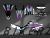 Complete 3M™ Honda CRF300L Decal - Twin Air (Purple) (Euro and USA Headlight Cowl available)
