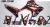 Honda CRF300L Decal Sticker Kit - MX (Red/Black)