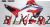 Honda CF300L Decal Sticker Kit - MAXIMA (Red)