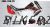 Honda CRF250L Decal Sticker Kit - Airoh (Black/Red)
