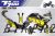 Decal Sticker Kit - HINSON (Gray) for Yamaha T700