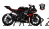 Complete 3M™ Decal Sticker Kit - 25 for Yamaha YZF R1