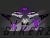 Complete 3M™ Honda CRF300L Decal - 100% (Purple) (Euro and USA Headlight Cowl available)