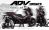 Complete 3M™ Honda ADV 350 ('22-'24) Decal Sticker Kit - APOCALYPSE (Red)