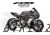 Complete 3M™ Honda CBR650R Decal Sticker Kit - APOCALYPSE (White)