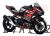 Complete 3M™ Decal Sticker Kit - ARUBA (Red) for Kawasaki Ninja 400 