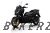 XMAX 300 (2020) Mat Black Plastic Parts Set