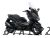 Honda Forza 300 (2020) Black (NH-436M) Plastic Set