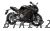 CBR650R (2022) Black Sticker Set