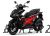 Yamaha Aerox (2020) Red/Black Plastic Set