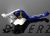 Folding Adjustable Brake Lever,Curve Surface-Blue