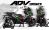 Complete 3M™ Honda ADV 350 ('22-'24) Decal Sticker Kit - CARBON (Green)