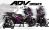 Complete 3M™ Honda ADV 350 ('22-'24) Decal Sticker Kit - CARBON (Pink)