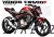 Honda CB500F Decal Sticker Kit-Repsol 93