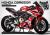 Complete 3M™ Honda CBR650R Decal Sticker Kit - Aruba Red