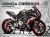 Complete 3M™ Honda CBR650R Decal Sticker Kit - Furious Line Black (Red Lines)
