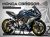 Complete 3M™ Honda CBR650R Decal Sticker Kit - Furious Line Blue (White Lines)