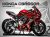 Complete 3M™ Honda CBR650R Decal Sticker Kit - Furious Line Red (White Lines)