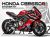 Complete 3M™ Honda CBR650R Decal Sticker Kit - Honda Line Red