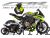 Complete 3M™ Honda CBR650R Decal Sticker Kit - CBR RACING (Green)