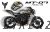 Complete 3M™ Decal Sticker Kit - CYBERPUNK V.1 (Yellow) for Yamaha MT-07 (2021)