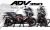 Honda ADV350 Decal Sticker Kit - DNV RACING