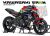 Kawasaki ER-6N Decal Sticker Kit-Movistar