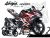 Complete 3M™ Decal Sticker Kit - FASTERLINE (Red) for Kawasaki Ninja 400