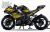 Complete 3M™ Decal Sticker Kit - FIAMM (Yellow) for Kawasaki Ninja 400