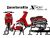 Complete 3M™ Decal Sticker Kit - FIRE for Lambretta X-300