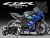 Complete 3M™ Honda CBR650R Decal Sticker Kit - Fire Race (Blue)