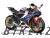 Complete 3M™ Decal Sticker Kit - GD RACING (Blue) for Yamaha R15M