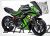 Complete  3M™ Decal Sticker Kit - Green for Kawasaki Ninja 650R