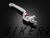 Extra Large Folding Adjustable Front Brake Lever - Silver