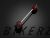Rear Wheel Axle Protection by BIKERS - Red
