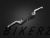 Adjustable Front-Rear Brake Lever (Long) - Silver