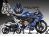 Complete 3M™ Honda CBR650R Decal Sticker Kit - HAGA RACING (Blue)