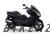 Honda Forza 300 (2013) Black (NH-A35M) Plastic Set