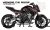 Complete 3M™ Honda CB650F Decal Sticker Kit - HRC Black