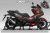 Honda ADV350 Decal Sticker Kit - HRC (Gray/Red)