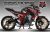 Complete 3M™ Honda CB650F Decal Sticker Kit - HRC Red