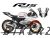 Complete 3M™ Decal Sticker Kit - INITIAL LINE for Yamaha R15M