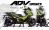 Complete 3M™ Honda ADV 350 ('22-'24) Decal Sticker Kit - IRON RACE (Lime)