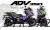 Honda ADV350 Decal Sticker Kit - IRON RACE (Purple)