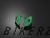 Chain Adjuster Plates-Green